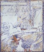 Georges Seurat Study for Circus oil painting picture wholesale